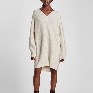 Zara veil sweater dress
